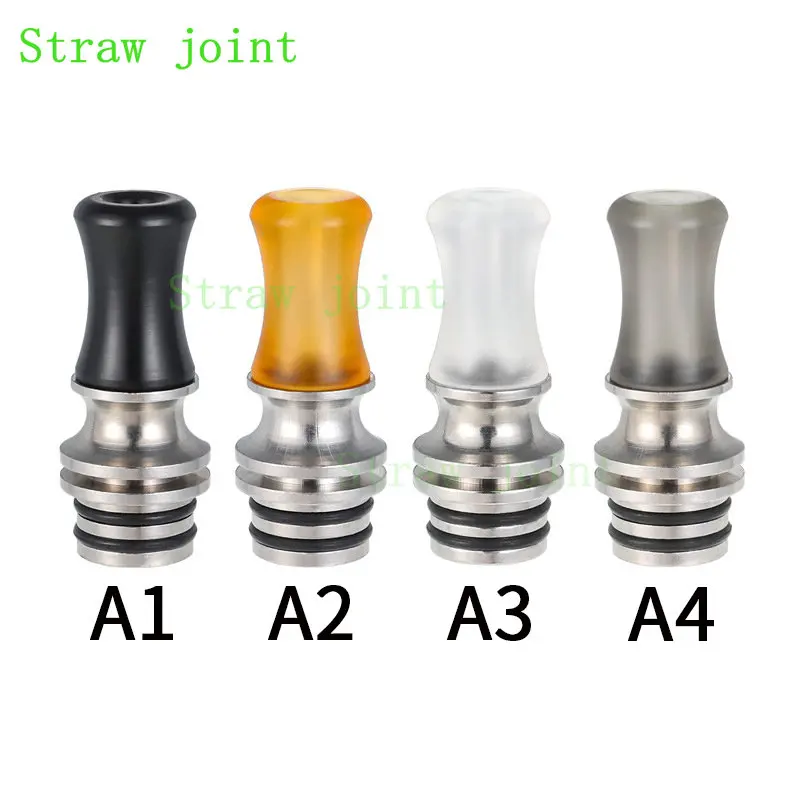 510 Small Caliber MTL Stainless Steel+pei Pc Pe POM Suction Straw Joint