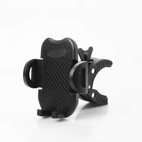 Baby Stroller Cell Phone Holder 360 Degree Rotate Universal Clamp Pram Wheelchair Aeecssory Mount Bracket Bicycle Phone Stander