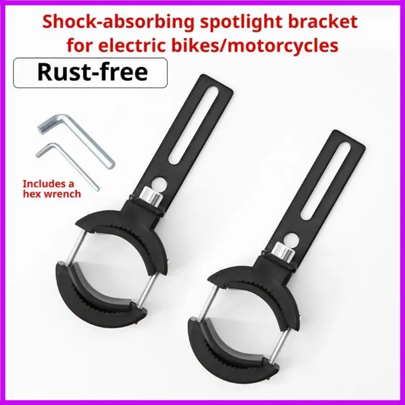 Motorcycle Light Mounting Bracket Headlight Fog Driving Lights Brackets Universal Bicycles Mount Bracket