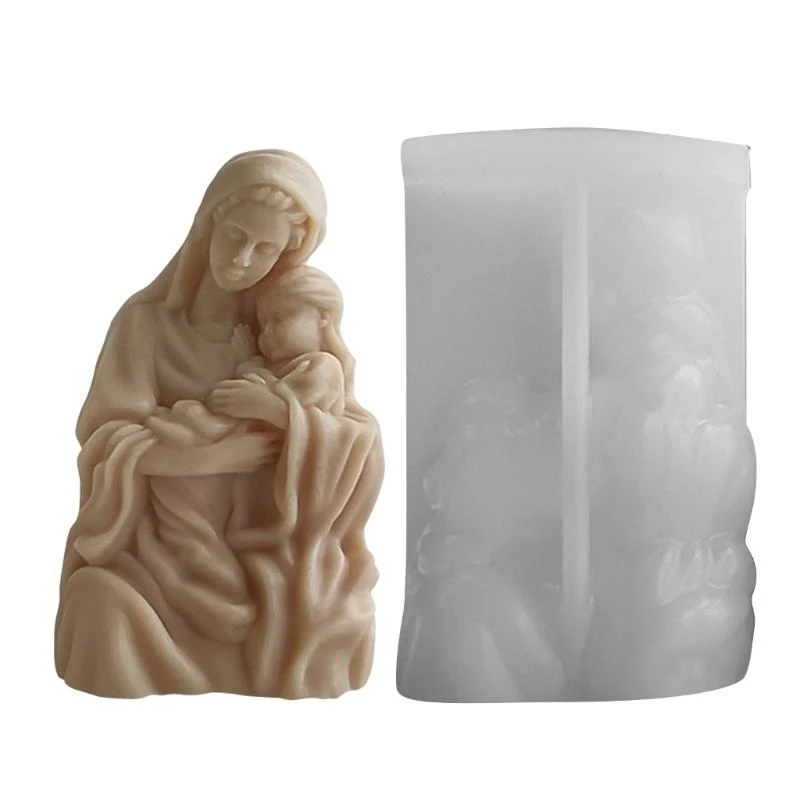 HX6F Embracing Mother Hugging Child Mold Beautiful Mold