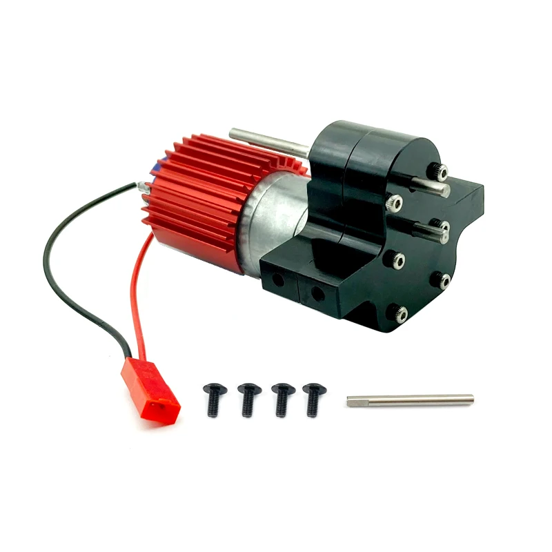 Metal Transmission Gearbox 370 Motor is Suitable for MN 1:12 D90 D91/WPL B14 B24 C14 C24 1:16 RC Car General Upgrade Accessories