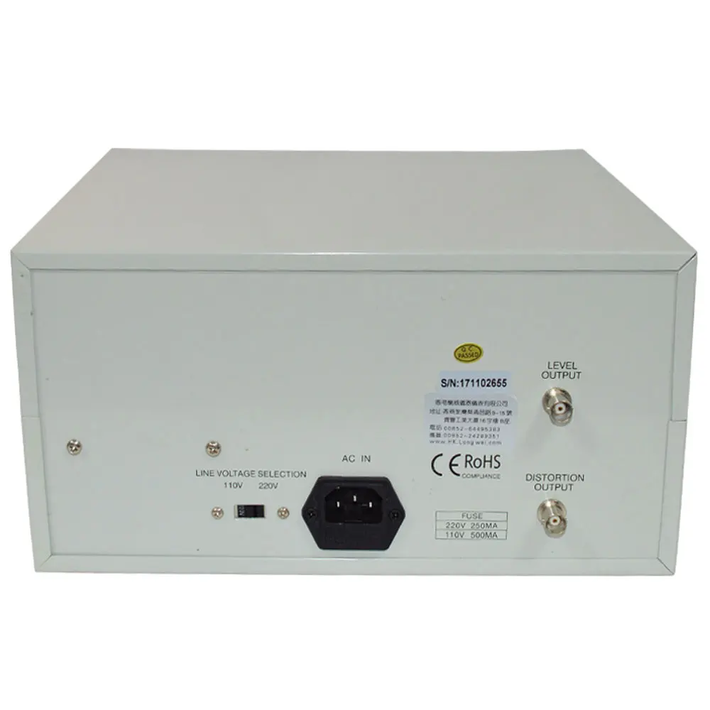 TDM1911 110/220V 50Hz Detektor Bentuk Gelombang Sinyal 400Hz±10% 1KHz±10% Frekuensi Dua Titik Alat Deteksi Distorsi Sinyal Kebisingan Rendah