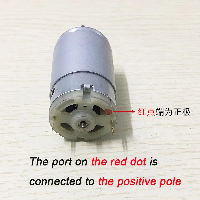 RS395 Mini DC Motor DC12V-24V Household Appliance Universal Motor Shaft Length 18mm