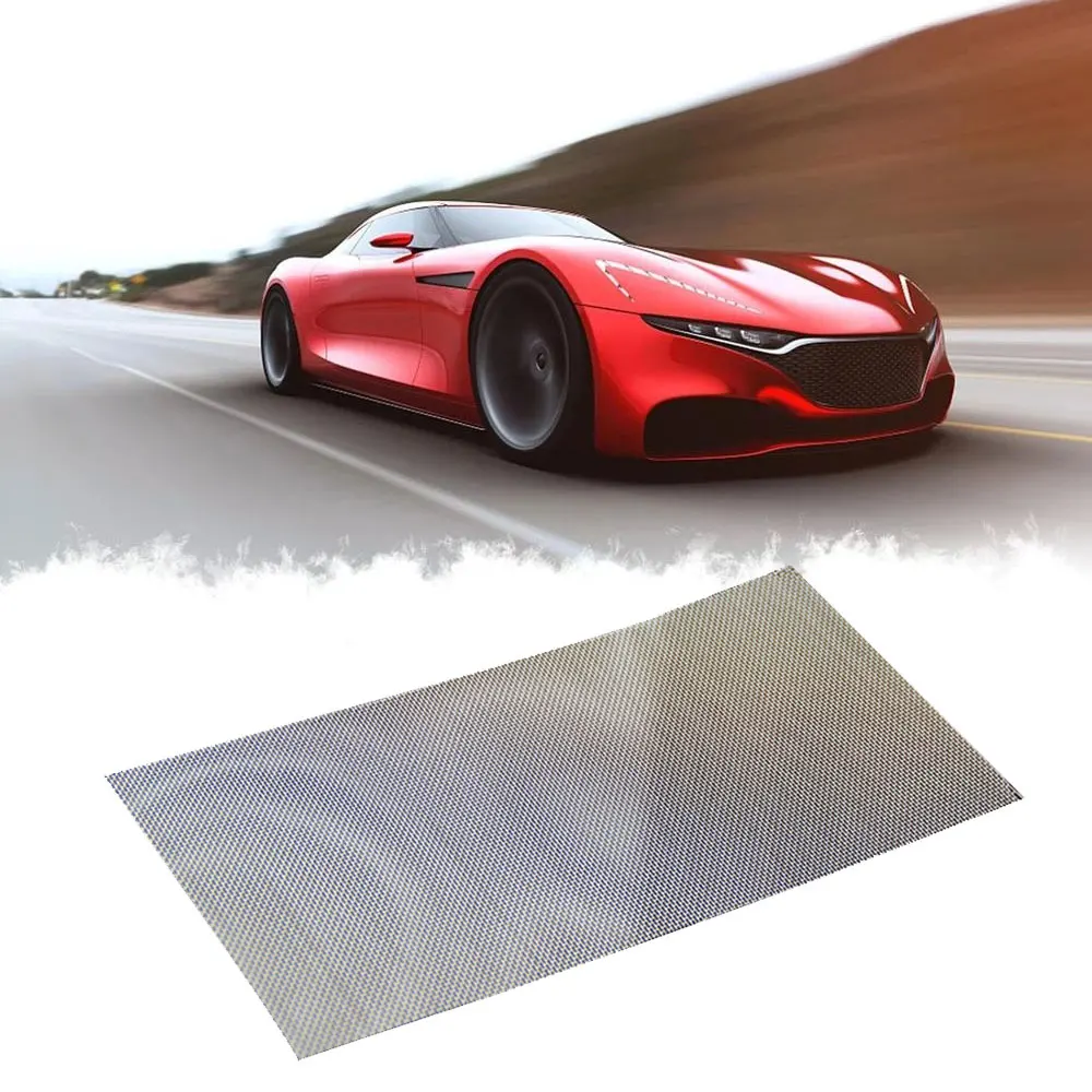 Car Bumper Stainless Steel Repair Net Plastic Crack Repair Hole Repairing Mesh Net for Bumper Body Hood Vents Vehicle Openings