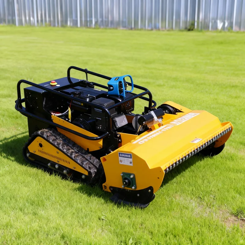 

Customized Durable Crawler Flail Mower Automatic Remote Control Robot Zero Turn Rotary Lawn Mower Factory Price