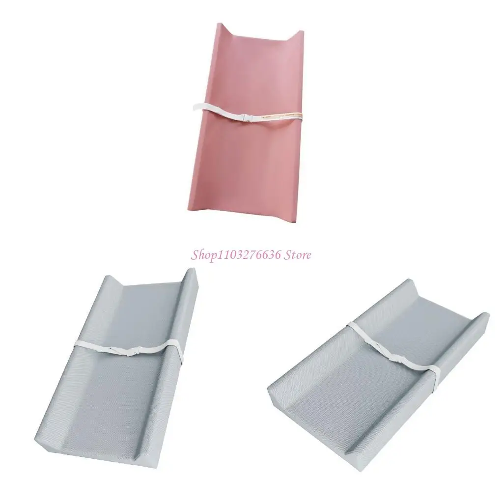 

Водостойкий коврик для пеленания детских подгузников, протираемый пеленальный коврик из искусственной кожи с ремешком безопасности для легкой чистки