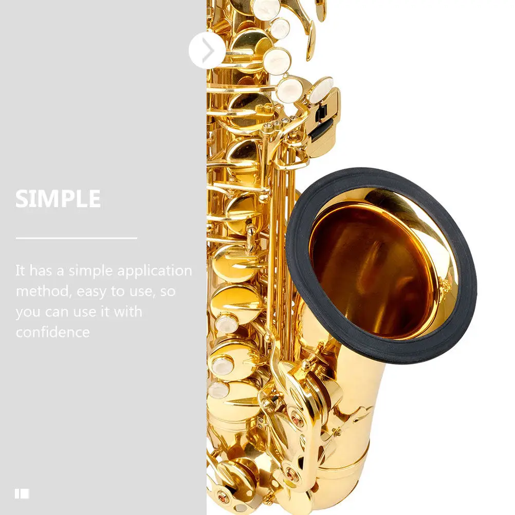 Small Lightweight Saxophone Mute Dampener Simple Application Method Effective Noise Removal Perfect for Silent Practice