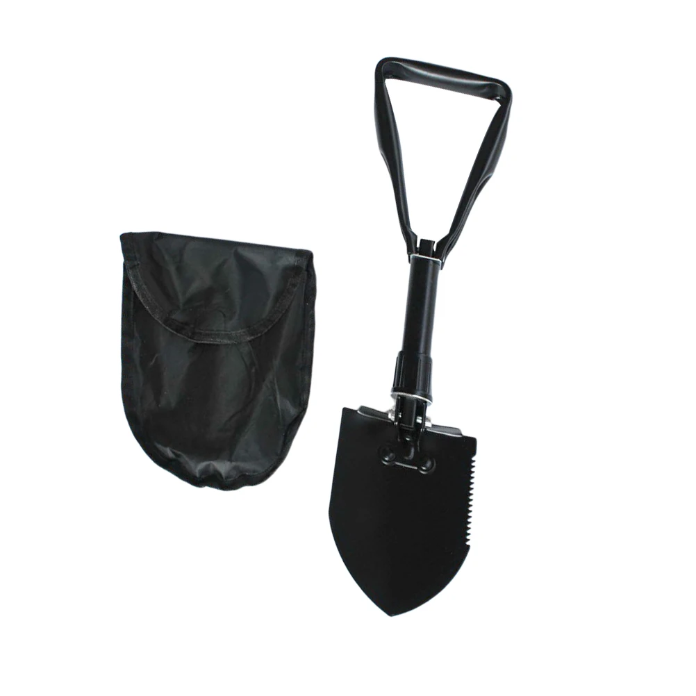 

Car Folding Outdoor Multi-tool Survival Shovel for Camping Hiking Fishing Gardening Small Engineering Foldable Beach Shovel with