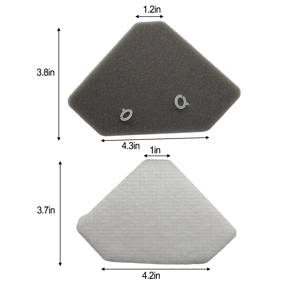 

Efficiently Replace Your For Shark Vacuum Filters 4 Pack of Pre Motor Foam & Felt Filters Compatible with Models BA3102 BA3502