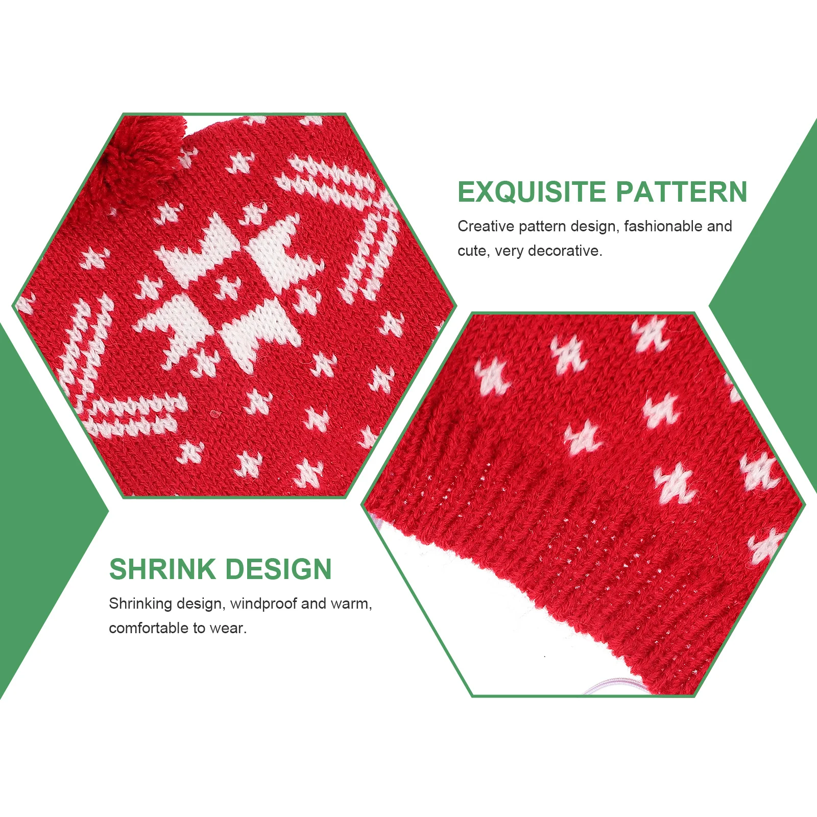 

1Set Pet Hat Christmas Cartoon Creative Scarf Hat Costume Supplies Dog Xmas Accessories Party Gift Christmas Pet Costume