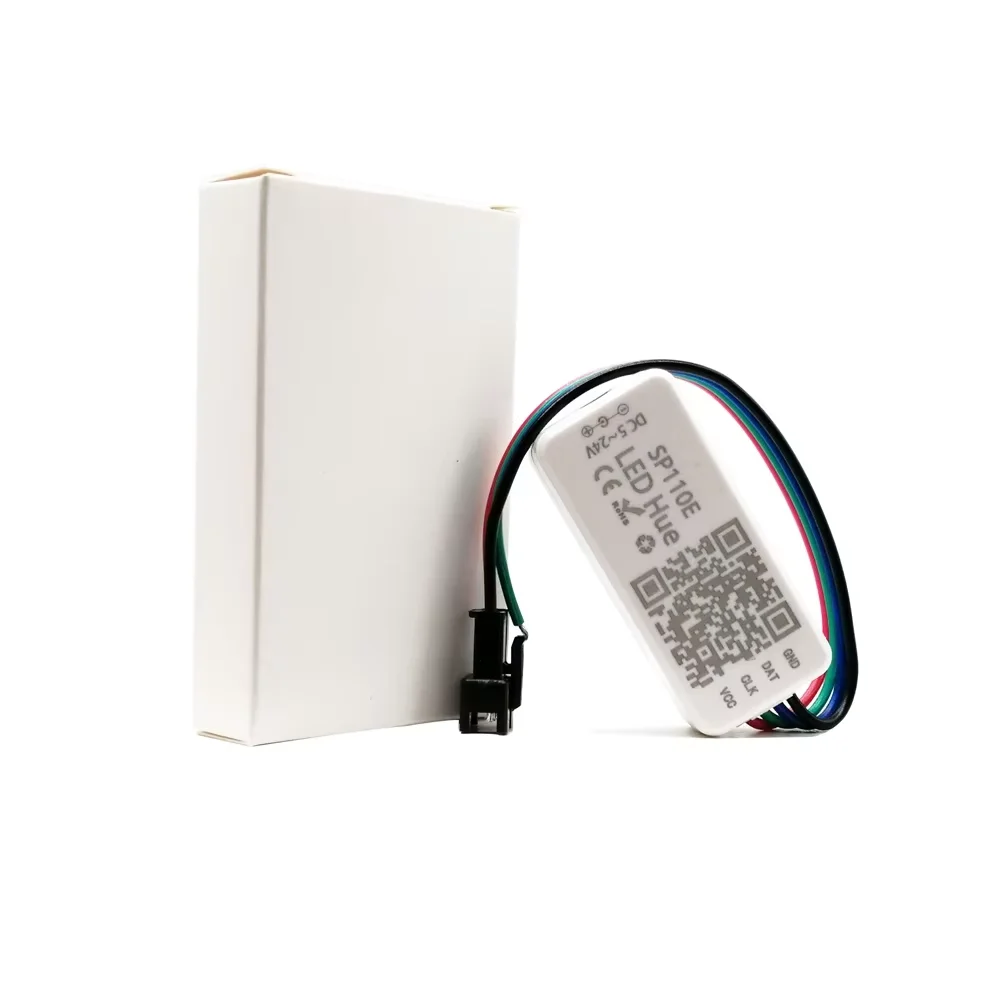 DC5-24V SP110E Mini Led Controller Bluetooth APP Smart Pixel Light For 3Pin WS2811 WS2812b SK6812 5050 RGB RGBW Full Color Strip