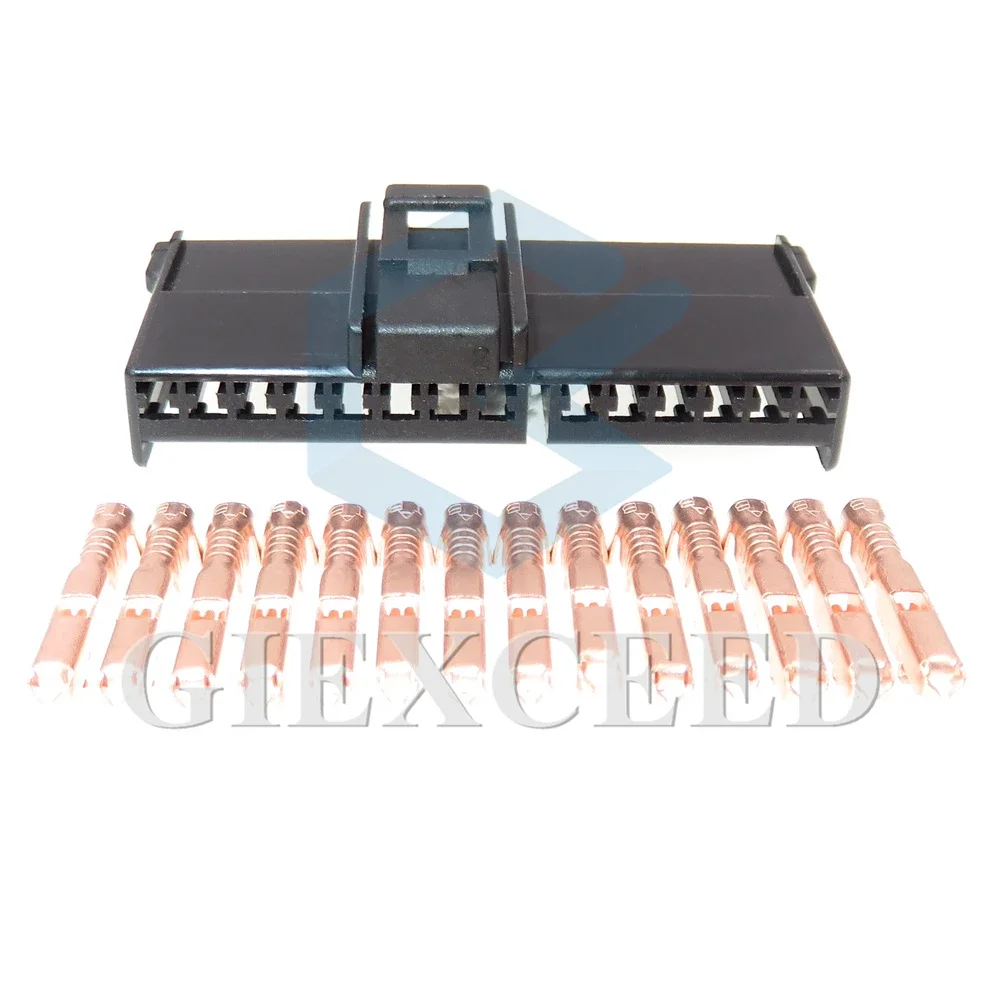 

2 комплекта 14-контактных автомобильных жгутов проводов серии 1,6, пластиковый корпус, незапечатанная розетка переменного тока в сборе с терминалом MG 630673 -5