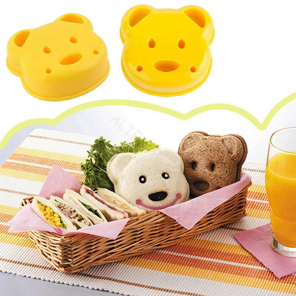 

1 Pcs Cute Animal Sandwich Mold Cutter Bear Shape Cake Bread Mold Sandwich DIY Mold Kitchen Baking Tools
