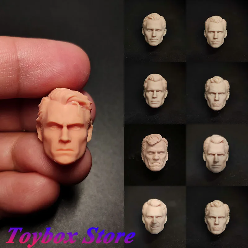 

1/12 Неокрашенная голова Генри Кавилла, скульптура Лиги Справедливости, комиксы, супергерой, роль фильма, неокрашенная модель для тела ML SHF Mezco, на заказ