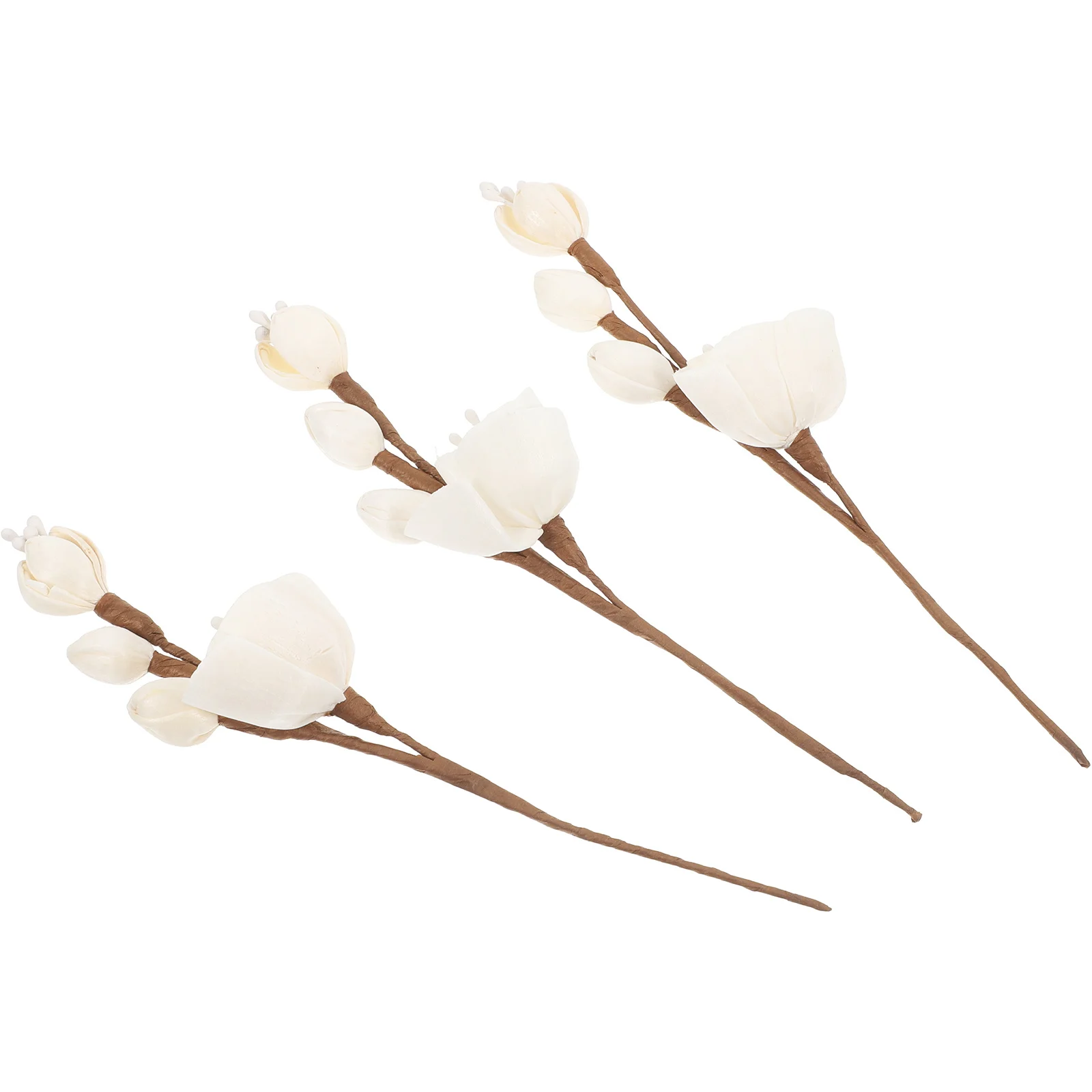 

3Pcs Rice Paper Diffuser Sticks Plum Blossom Flower Aroma Replacement Sticks for Bathroom Bedroom Office Essential Oil Diffuser