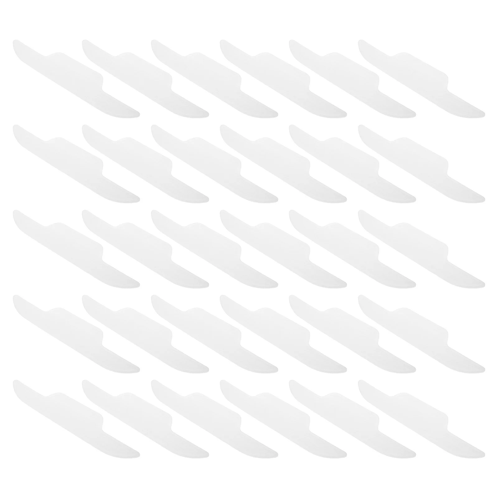 

30pcs Collar Pads Absorb Sweat Sticker For Shirt Hat T-Shirt Sweat Absorption Cushion Dust-Free Non-Woven Fabric