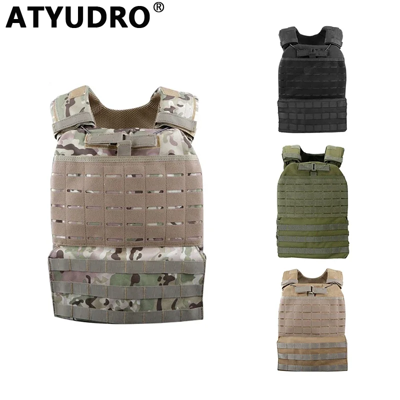 

ATYUDRO Hunting Tactical Plate Training Vest Outdoor CS Game Protective Paintball Airsoft New Equipment Molle System Accessories