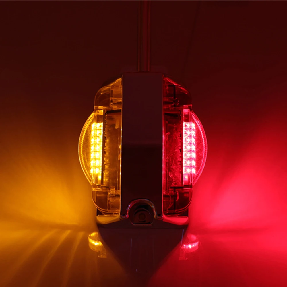 Picture 7: 2pcs Led Fender Marker Lights For 12v Car Abs Pc Black Shell Led Turn Signal Lamp Universal LED Fender Marker Lights