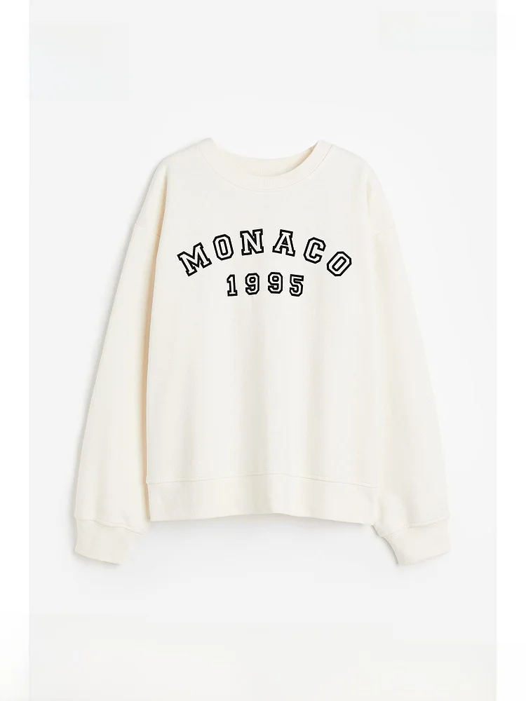 

Comfortable Loose Women's Hoodie Spring Faion Letter Print Long Sve Cotton Polyester Blend Soft Women's Sweatirt