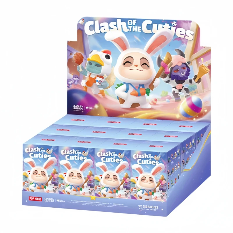 Originele LoL Hot In Stock Popmart League Of Legends Cute Power Battle Series Handgemaakte Verrassing Blind Box Collectie Schattig Cadeau Speelgoed
