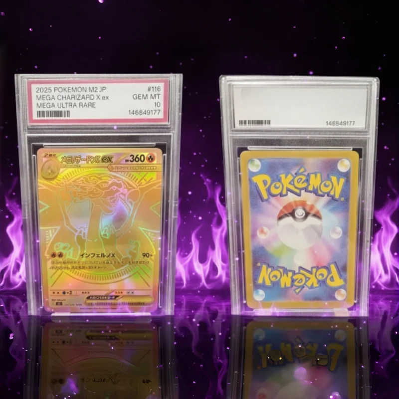 

Diy Ptcg Trading Card Pokemon Mega Charizard X Ex Ptcg Japanese Ultra Rare Gold Graded Gem Mint 10 Collectible For Collectors