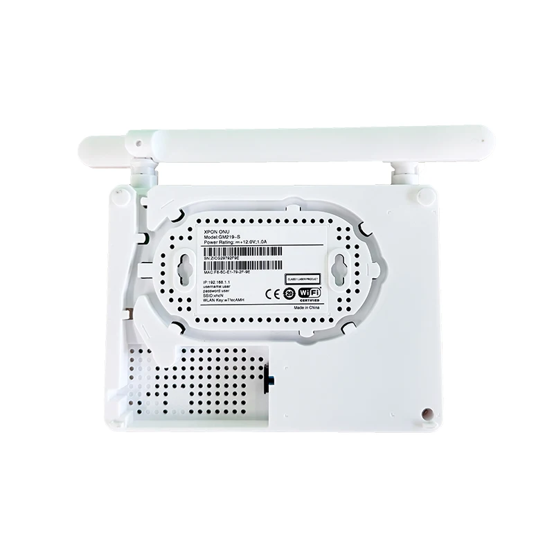 مودم جديد GM219-S راوتر Wi-Fi2.4g ONT ONU XPON GPON EPON أداء ممتاز بدون مصدر طاقة