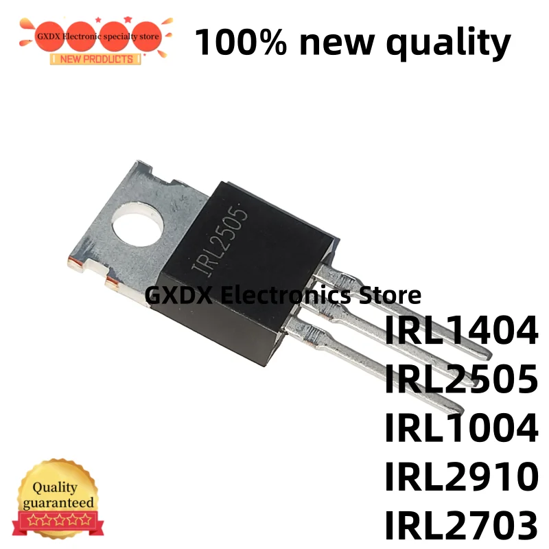 10-20 units new 100% quality IRL2910 2910 IRL2505 2505 IRL1004 1004 IRL1404 1404 IRL2703 2703 TO-220 MOSFET