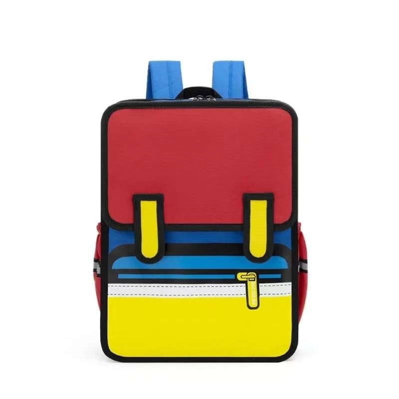 

A3PE Oxford Fabric Kids Backpack With 3D Cartoon Designs Kindergarten School Bag Casual Book Bags For Anime Enthusiasts
