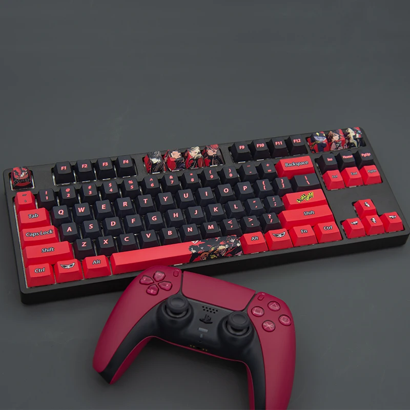 

PBT keycap mechanical keyboard with 87 keys 108 keys Cherry 68 keys Goddess recording factory high thermal sublimation