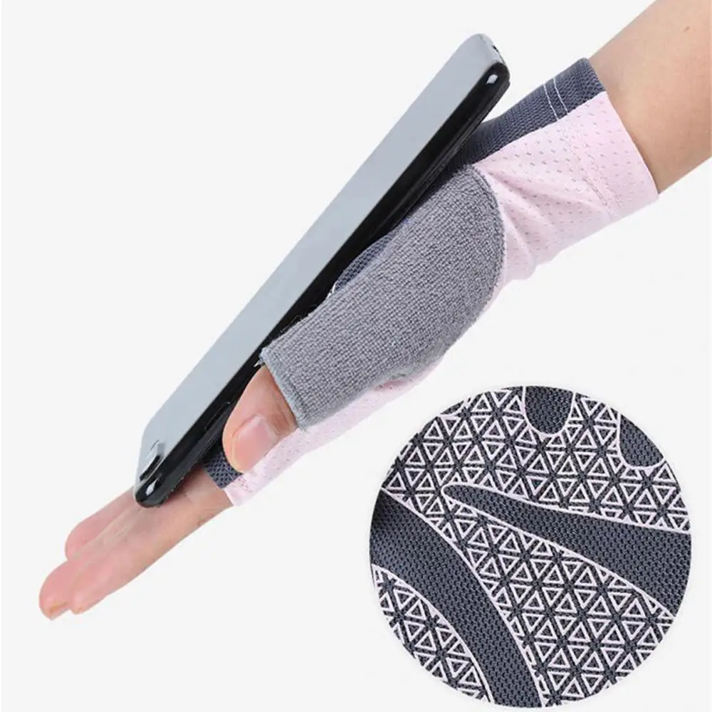 Summer Cycling Gloves Fingerless Fitness Fishing Women Men Spring Gym Breathable Non-slip Yoga Elastic Sport Bicycle Gloves