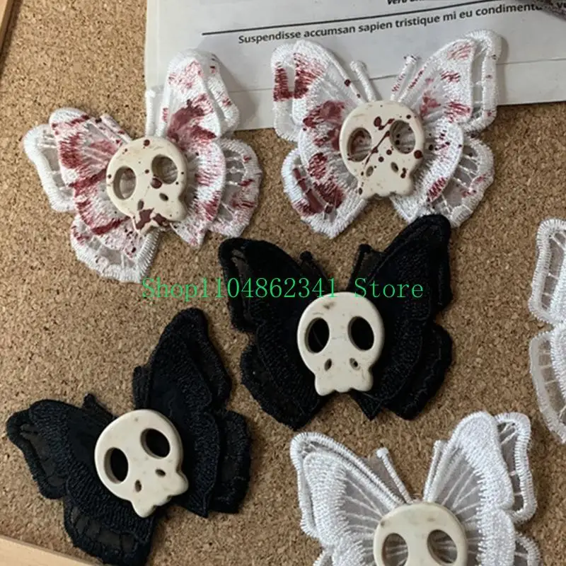 5ASD جدة الشعر دبابيس رئيس مجلس رأس مرنة لفراشة الهيكل العظمي شكل حبال الشعر نساء ذيل حصان للبنات الشعر