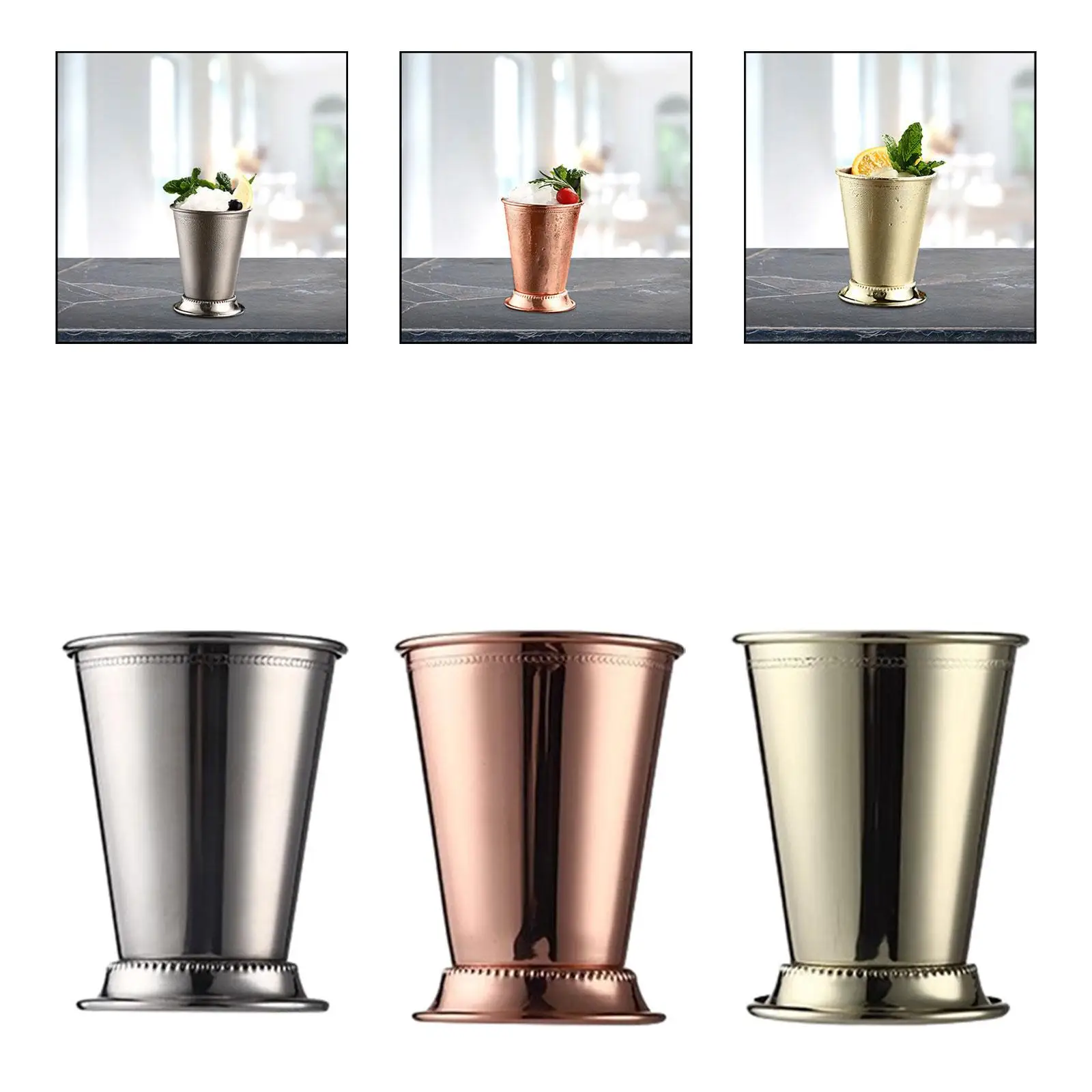 Cocktailbecher Julep Cup Bruchsichere Trinkbecher Kalte Getränke Gläser Bier