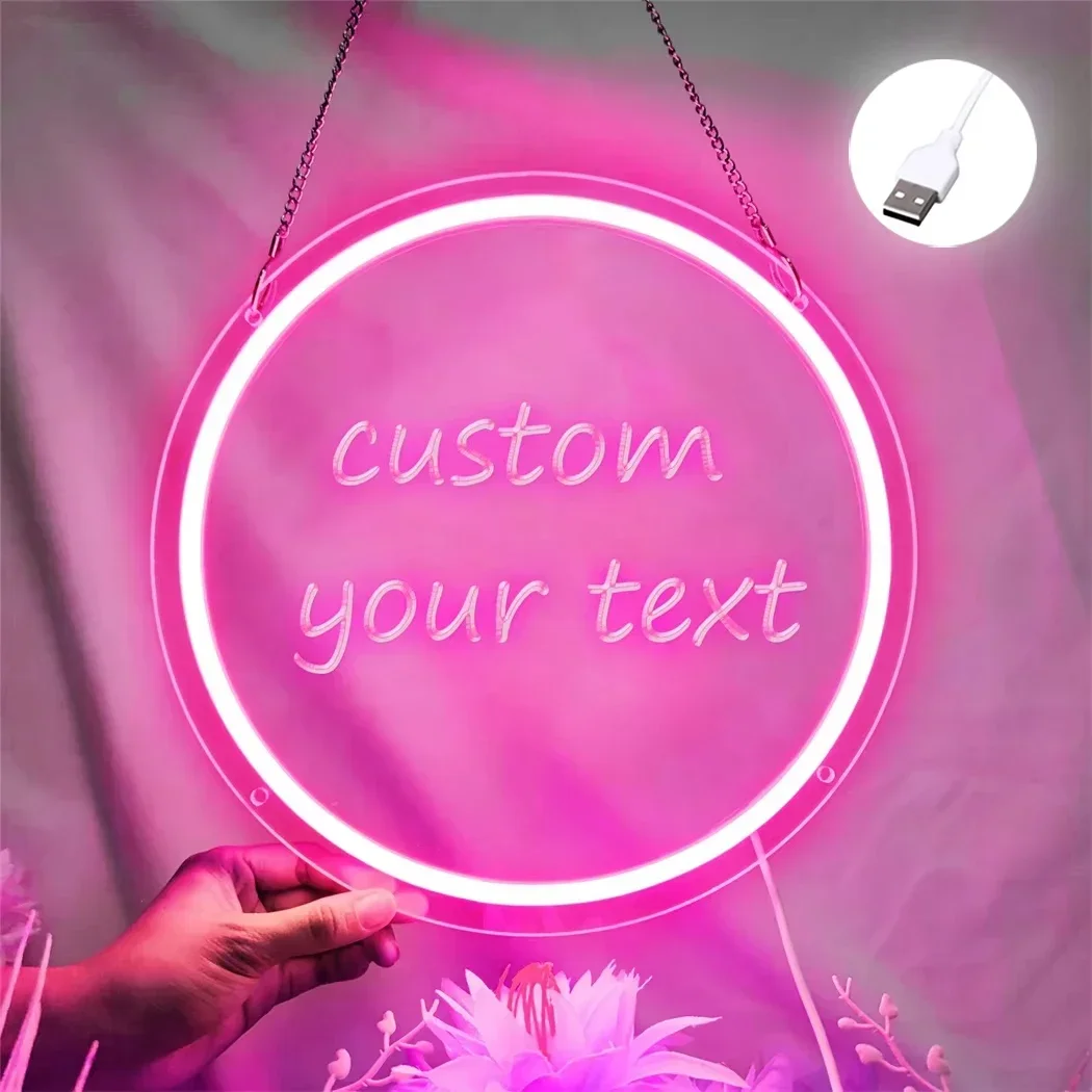 L Custom Neon Sign Wall Decoration Personalized LED Neon Lighting Bedroom Decor  Customizable Design for Wedding Birthday Party