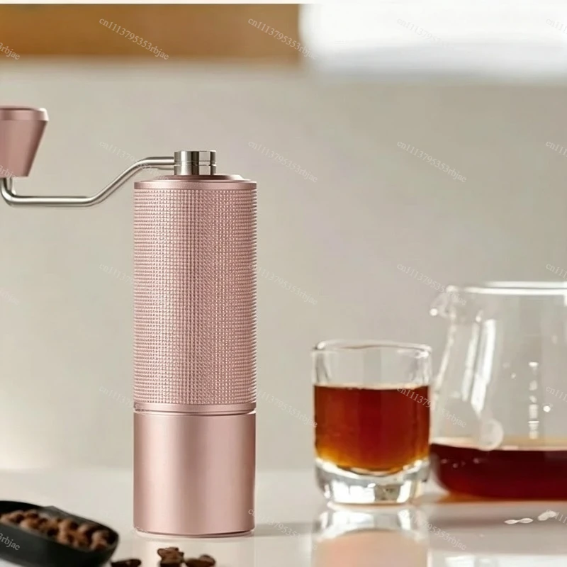 Household Hand Cranked Coffee Grinder, Hand Cranked Italian Style Double Axis Grinder