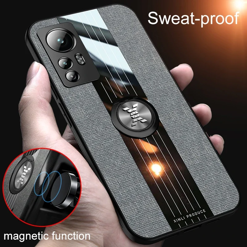 

For Xiaomi 12S Case Luxury Leather Cover For Xiaomi Mi 12S Pro 12X Magnetic Holder Phone Case Mi12 Funda Shockproof Bumper Coque