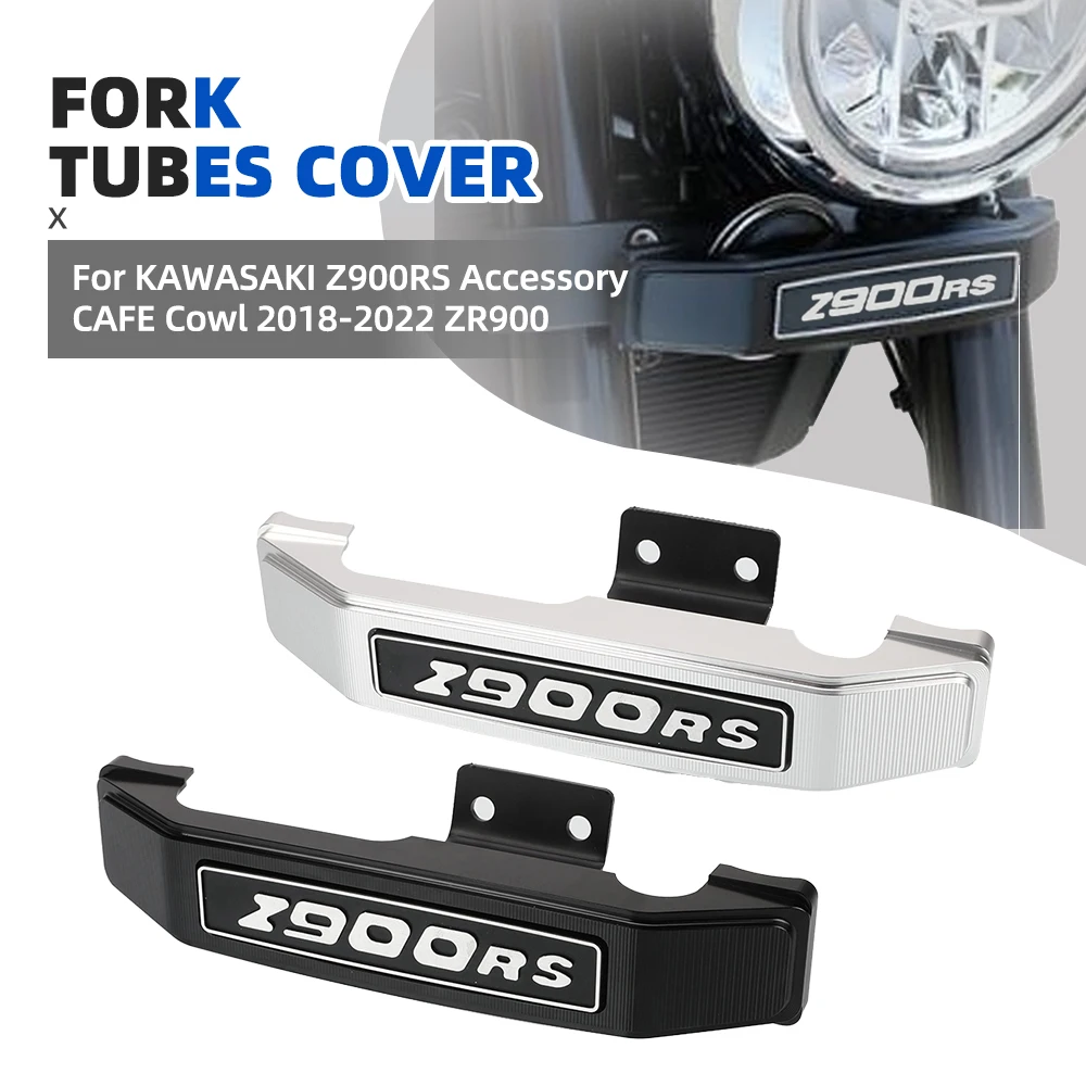 For KAWASAKI Z900RS Accessory Fork Tubes Cover Emblem Ugly Trim Cover Front Shock Horn Z 900 RS 900RS CAFE Cowl 2018-2022 ZR900