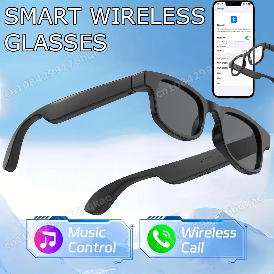 

Умные очки с искусственным интеллектом, голосовой помощник, перевод HD, Bluetooth-вызов, спортивные водонепроницаемые гарнитуры для спорта на открытом воздухе, умные солнцезащитные очки для мужчин и женщин