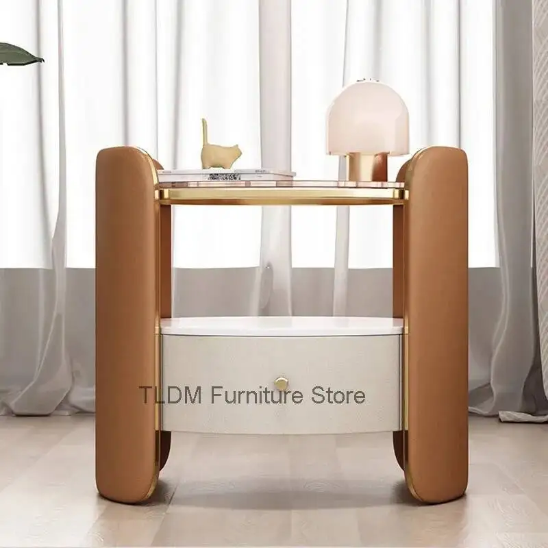 Reative Nordic Night Table Exquisite Simple Elegant Storage Nightstand With Drawers Comodini Camera Letto Bedroom Furniture