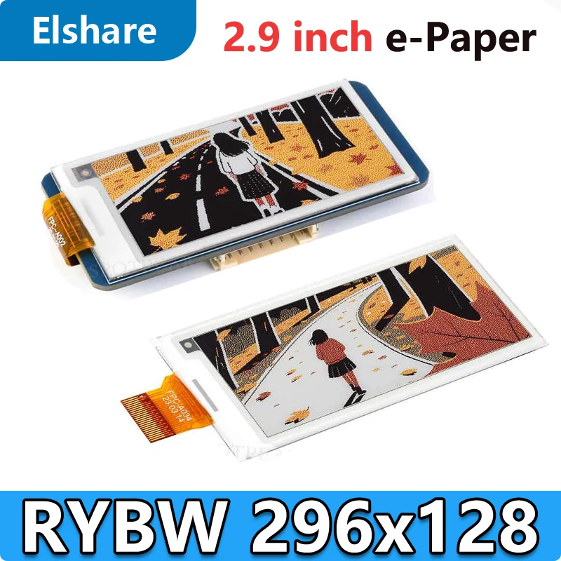 

Ссылка для электронной бумаги Raspberry Pi 2,9 дюйма (G) 296x128 RYBW для Arduino/Jetson/STM32/ESP32