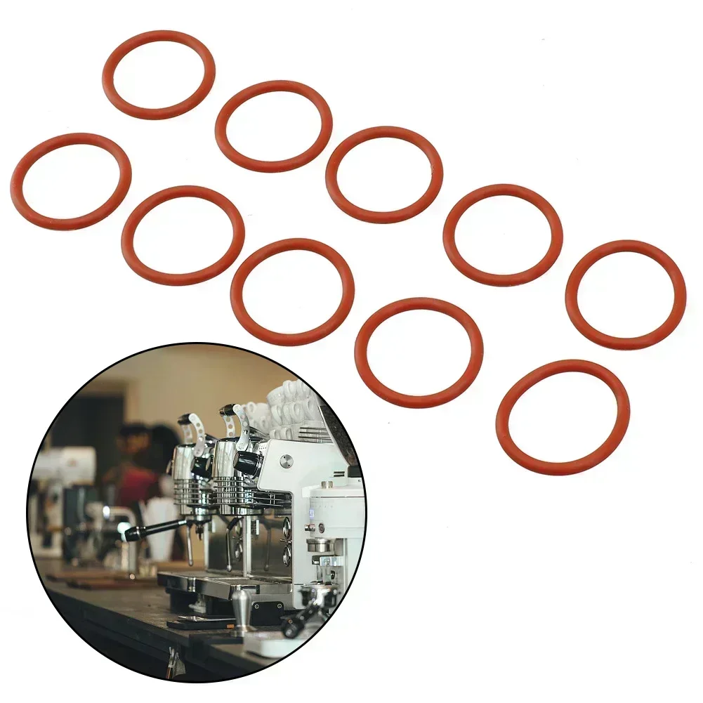 1/10X Coffee Machine Spare Parts O-Rings Piston For Saeco Coffee Machine Brewing Group VMQ - Silicone Household Accessories