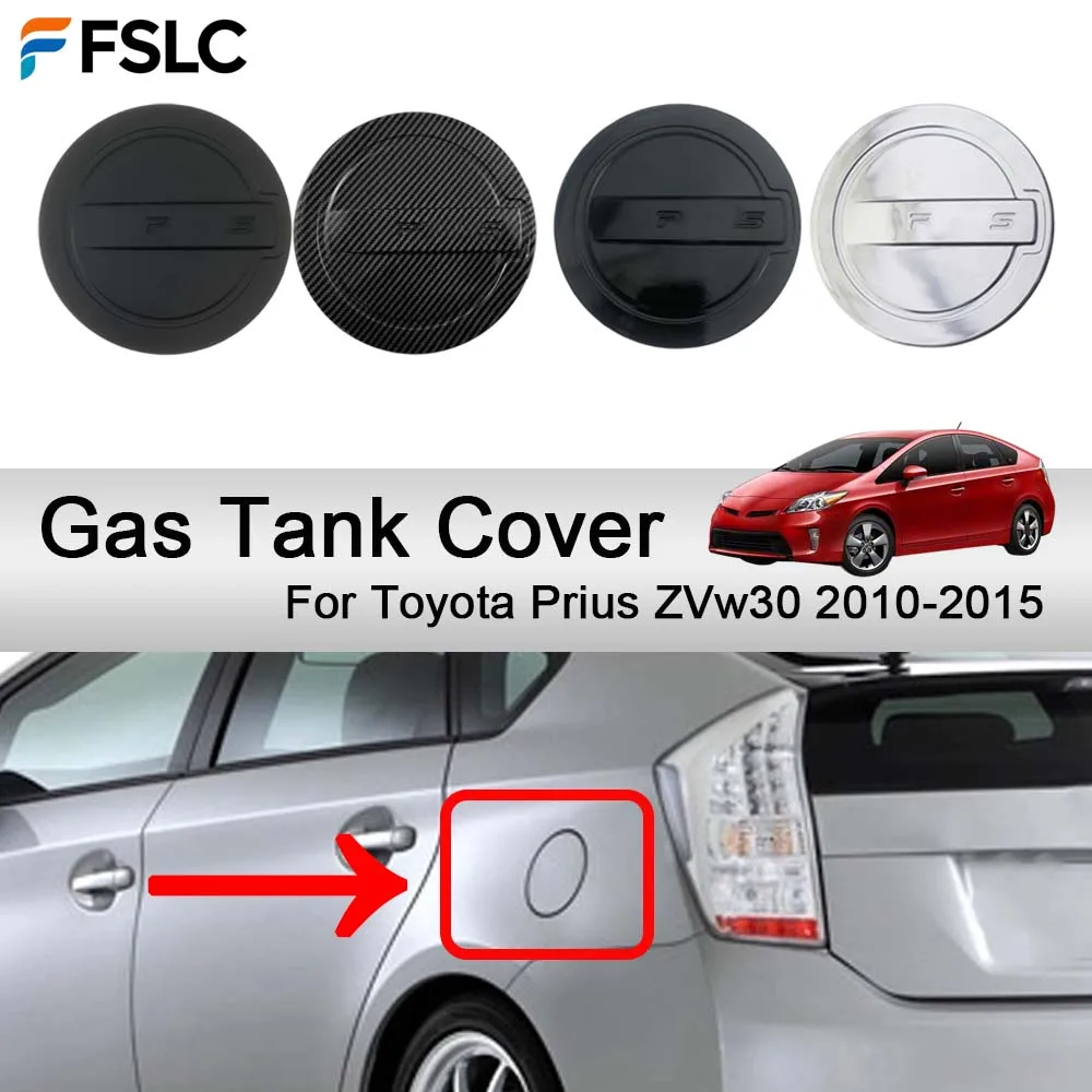 Cars Accessories Gas Tank Cover For Toyota Prius ZVw30 2010-2015 Car Decoration Exterior Styling Upgrade Modify A Car
