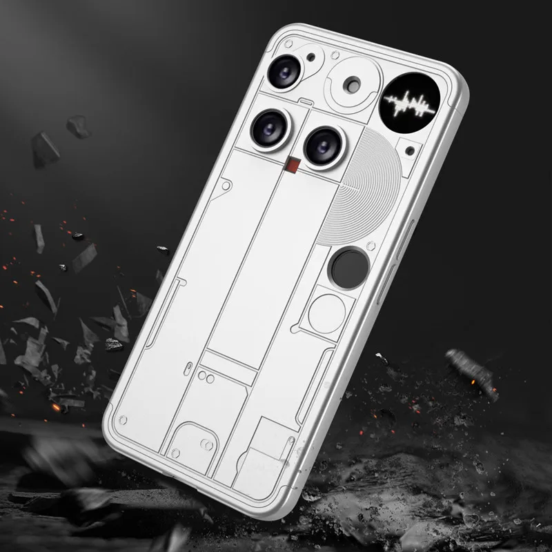 

Чехол для телефона Nothing 3, серия GKK Shield, противоударный, универсальный, съемный, жесткий, задняя крышка из ПК