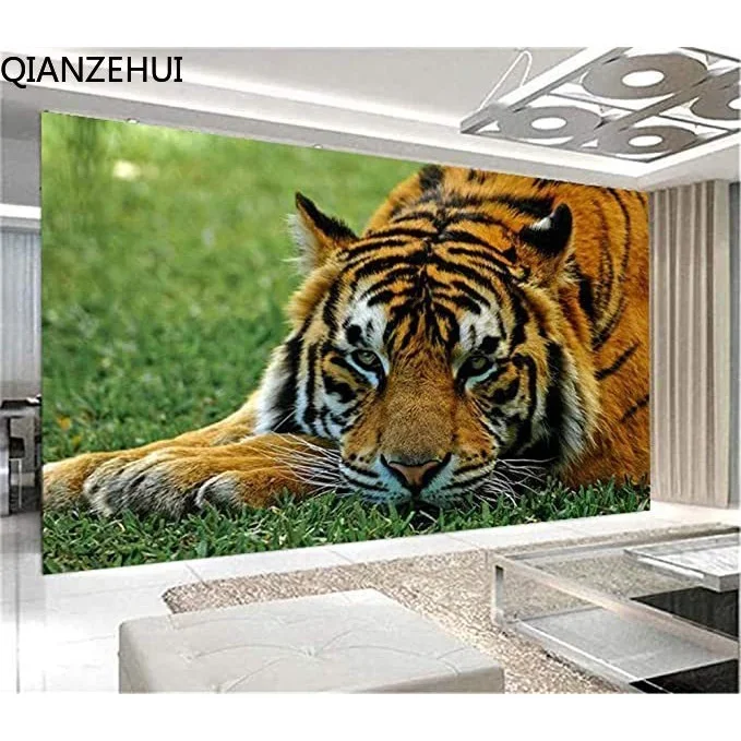 

DIY full Diamond Embroidery,Round Diamond Tiger Living room decoration rhinestone Diamond painting