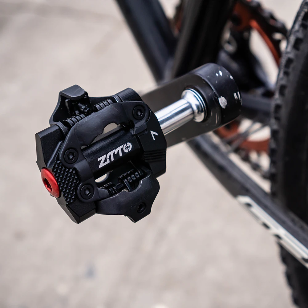 ZTTO MTB Bicycle Aluminum Self-locking With Clips Pedals For  Mountain Bike Sealed Bearing Lock Pedal PD22 Bike Parts 380g