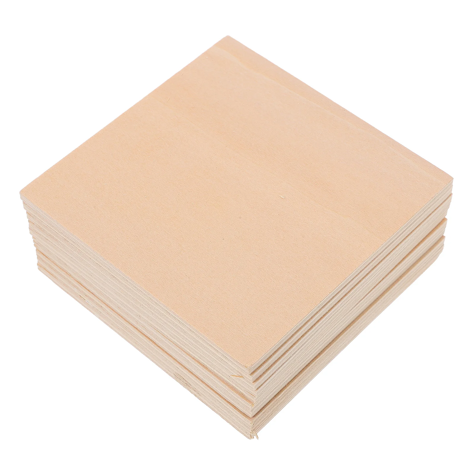 Wood Sheets - 10pcs Bendable Plywood Basswood Sheets For Crafts - 4mm Thick Plywood Sheets With Smooth Surfaces-unfinished