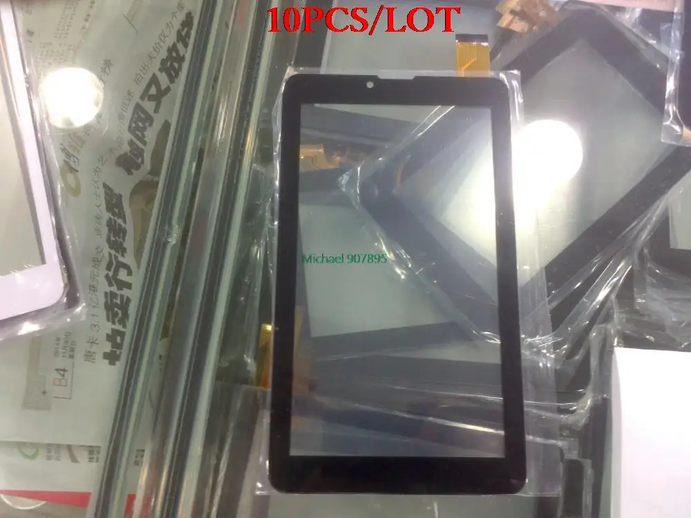 

10PCS/LOT WJ506-V2.0 7 inch Tablet Capacitive Touch Screen Digitizer Sensor External Glass Panel