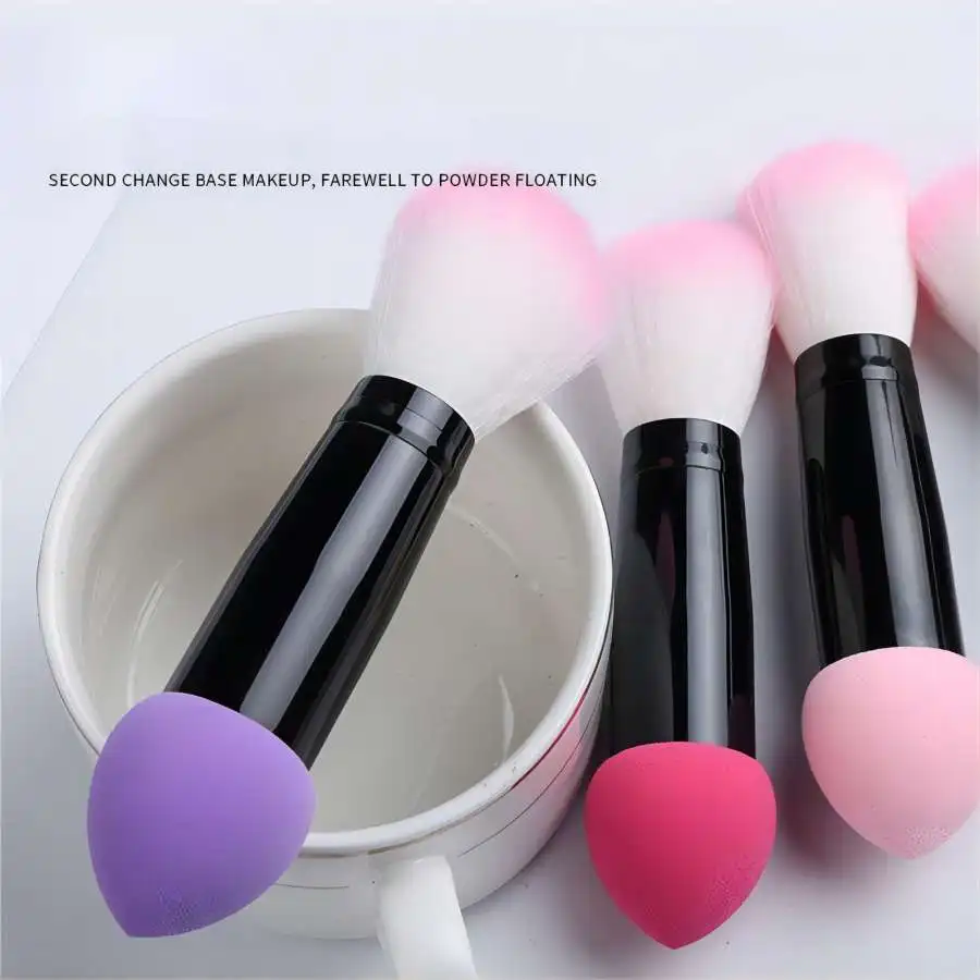 Double head brush powder blusher powder brush sponge foundation make-up brush makeup tools