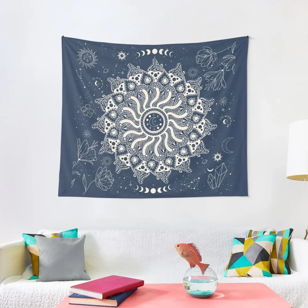 

Mystic Moon Mandala Tapestry Cute Room Things Carpet Wall Room Decorator Home Decorations Aesthetic Tapestry