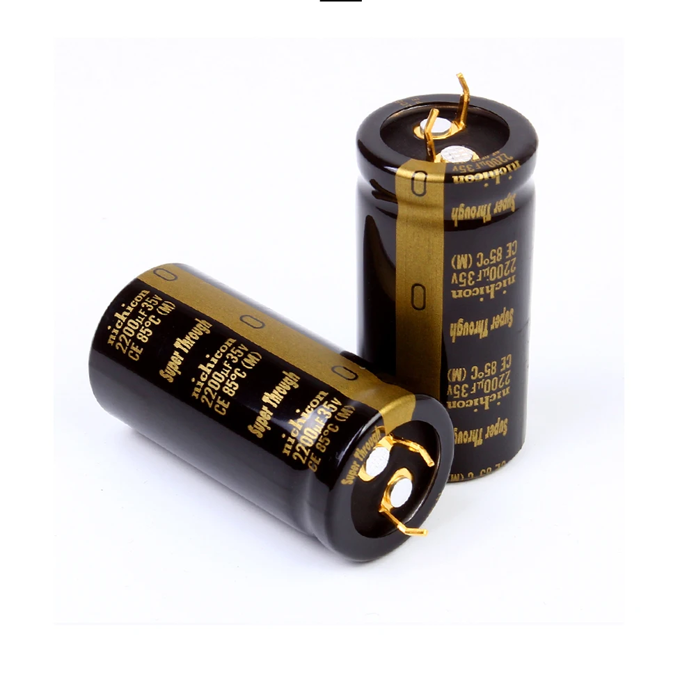 2pcs Import 2200UF 35V KG Super Penetration Electrolytic Capacitors