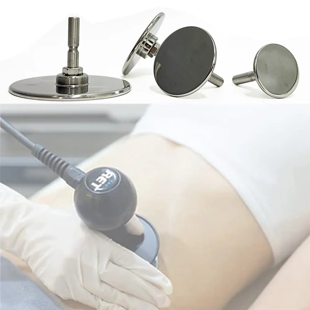 448Hz Thermal Conductive Therapy RET Stainless Steel Electrode Replacement Remove Subcutaneous Fat Body Slimming